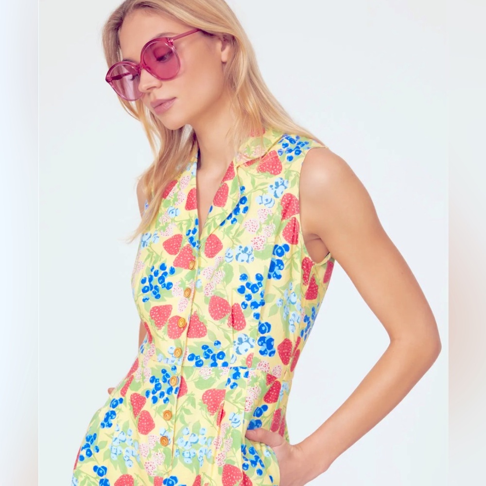 Rachel Antonoff Berry Romper - Size 10 - New without tags